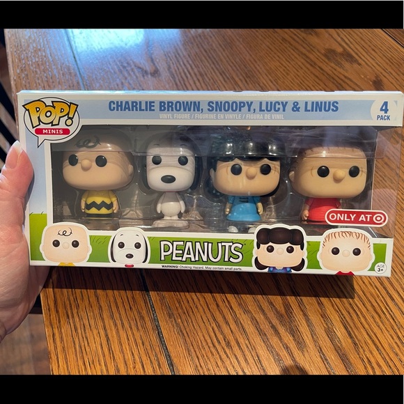 NIB Funko Pop! Minis Peanuts Charlie Brown, Snoopy, Lucy, & Linus